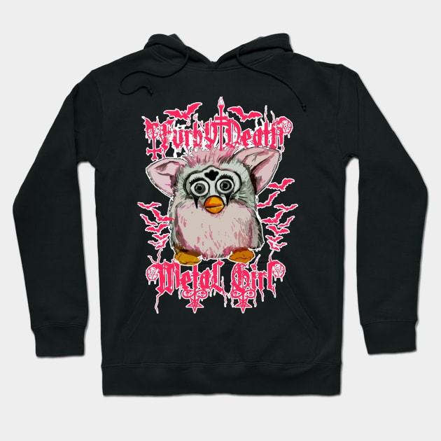 FURBY BLACK METAL Hoodie by sevencrow